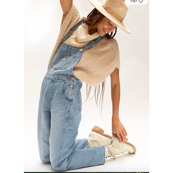 Free People Pants - Free People Levi's Vintage Overalls XS NEW